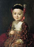 Fyodor Rokotov First count Bobrinsky in infancy Spain oil painting artist